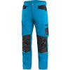 CANIS Pánske nohavice CXS SOLIS FLEX, modro-čierne, Varianta modro-čierna, Veľkosť 60