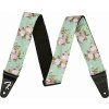 Fender Floral Strap Surf Green Gitarový pás