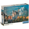 Clementoni - Puzzle Zámok Neuschwanstein - 500 dielov