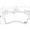 Sada brzdových platničiek kotúčovej brzdy BREMBO P 85 065
