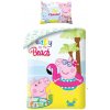 Halantex Obliečky - Prasiatko Pepa Beach 140x200, 70x90, PE-3266BL