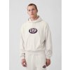 GAP Oversize mikina s logom VintageSoft béžová