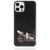 AppleMix Kryt HOT WHEELS - pre Apple iPhone 12 Pro Max - gumový - vzor - čierny