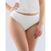 GINA Dámske bezšvové klasické nohavičky širšie | 00051P - biela, L/XL