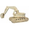 Woodcraft Drevené 3D puzzle bager