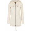 Bielo/béžová dámska mikina Urban Classics Ladies Sweat Parka L