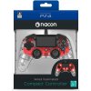 Nacon Wired Compact Controller - priehľadná červená, PS4OFCPADCLRED