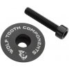 Wolf Tooth krytka Ultralight Stem Cap Flat Čierna