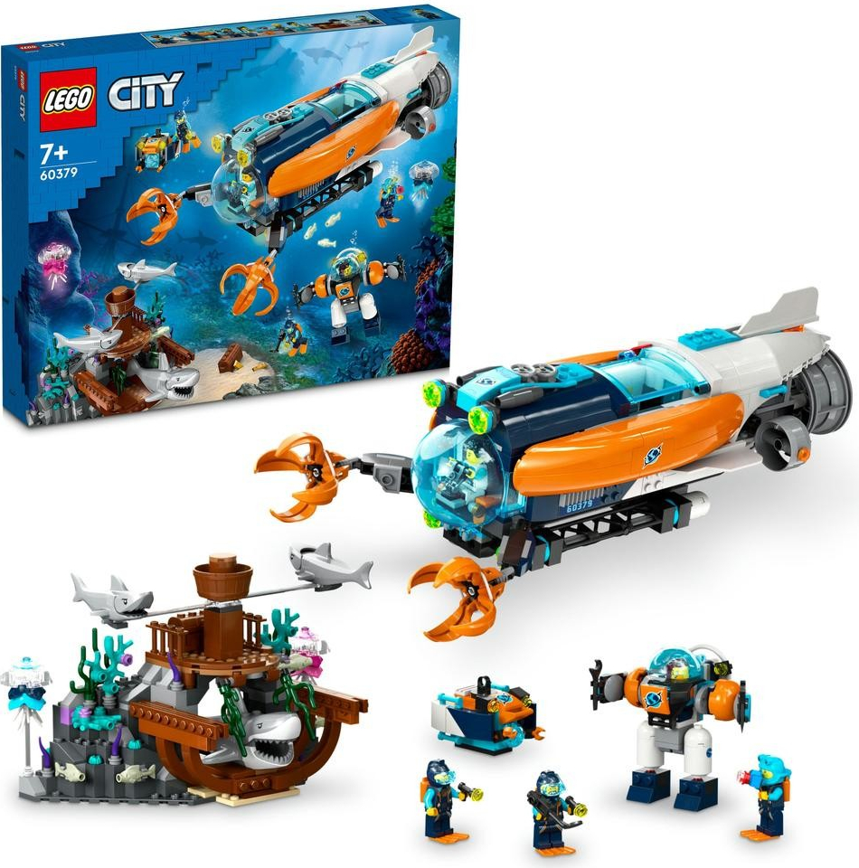 LEGO® City 60379 Hlbinná prieskumná ponorka od 80,92 € - Heureka.sk