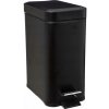 Kúpeľňový kovový kôš 5five Simply Smart 5l čierny