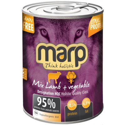 Marp Holistic Dog Mix Lamb + vegetable konzerva pre psov 400 g