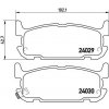 Sada brzdových platničiek kotúčovej brzdy BREMBO P 49 031
