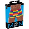 Svenjoyment Pánske boxerky Rainbow Stripe pohodlné elastické