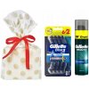 Gillette Mach3 Classic holiaci strojček + gél na holenie 200 ml + taška darčeková sada