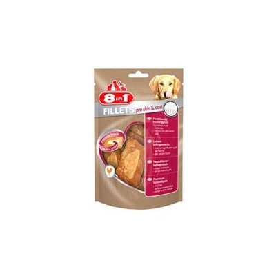 Pochoutka 8in1 Fillets pro skin&coat S 80 g