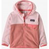 Mikina detská Patagonia Baby Micro D Snap-T Jacket - moment pink