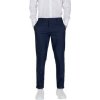 Antony Morato Nohavice RAD SLIM ANKLE LENGHT FIT TWILL MMTR00768-FA600285 Modrá