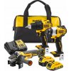 Sada akumulátorového náradia DeWalt 3x akumulátor, vŕtačka/skrutkovač, uťahovačka