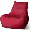 Sablio Sedací vak Bean Červená cherry - 100 x 90 x 45 cm
