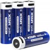 XTAR 1.5V AA USB-C sada – 4ks nabíjateľná Li-ion batéria 2450 mAh + kábel + púzdro