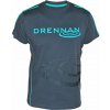 Drennan tričko T-Shirt Grey/Aqua veľ. XXXL