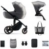 Kinderkraft KINDERKRAFT - Kombinovaný kočík 2v1 PRIME 2 šedá AG0899 + záruka 3 roky zadarmo + záruka 3 roky zadarmo