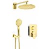 DEANTE DEANTE - Alpinia zlato - Sprchový set pod omietku, s batériou BOX BXYZZGAM