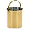 Vedro na ľad z kefovanej ocele SERAX S 14 cm, PVD zlatá
