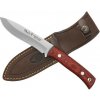 Vega Muela COMF-11R lovecký nôž 11 cm, drevo Pakka, kožené puzdro
