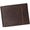 EL FORREST 892/A-22 RFID hnedá pánska kožená peňaženka 12 x 9,5 x 2,5 cm