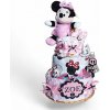 BabyDort ružová plienková torta pre bábätko MINNIE MOUSE