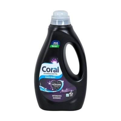 Coral Black Velvet prací gel na černé prádlo 20PD 1l