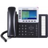 Telefón Grandstream GXP-2160 VoIP telefon - 6x SIP účet, HD audio, 2x LAN 10/100/1000 port, PoE, konference, BT