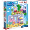 CLEMENTONI Puzzle Prasiatko Peppa 2x20 dielikov