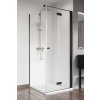 RADAWAY NES BLACK KDJ B 90cm pravé dvere do kombinácie / sprchový kút rohový, profil čierny, sklo číre, 10025090-54-01R