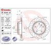BREMBO Brzdový kotúč 09.B338.2X