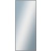 DANTIK - Zrkadlo v rámu, rozmer s rámom 50x120 cm z lišty Hliník platina (7003019)