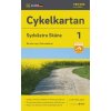 cyklomapa Skane southwest 1:90 t. (č.1) voděodolná