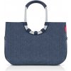 Nákupná taška Reisenthel Loopshopper L Herringbone dark blue