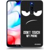 Picasee silikónový čierny obal pre Xiaomi Redmi 8 - Nesiahajte mi na telefón