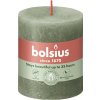 Bolsius sviečka valec Rustic Shine Fresh Olive zelená 68x80mm