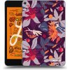 Picasee silikónový prehľadný obal pre Apple iPad mini 2019 (5. gen) - Purple Leaf
