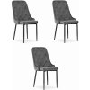 Stolička CAPRI - sivá x 3 9401 71 00 00