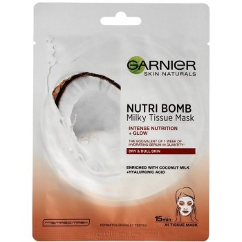 Garnier Skin Naturals Nutri Bomb plátienková maska 32 g