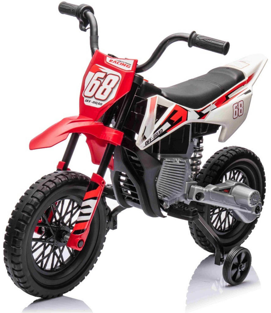 Beneo elektrická motorka Motocross červená