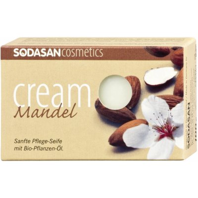 Sodasan toaletné mydlo Cream Almond 100 g