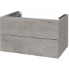 Dreja Doplnková skrinka pod dosku DSD SZZ2 70 (výška 40 cm) - D01 Betón / D01 Betón