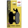 SBS BRZDOVÉ DOŠTIČKY KH197 MAXI CARBON CARBON TECH HONDA NS-1 75 '92-'00, N