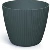Kvetináč plast sivý Prosperplast 13,8 cm x 13,8 x 11,5 cm