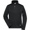James&Nicholson Dámska fleecová mikina JN861 Black 3XL